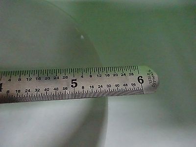 LARGE OPTICAL BI CONVEX LENS THICK LASER OPTICS [chip on edge] AS IS BIN#Y3-23