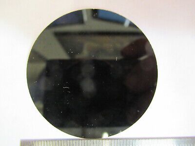 OPTICAL OPAQUE GLASS PLATE MIL SPEC OPTICS AS PICTURED &F1-A-11