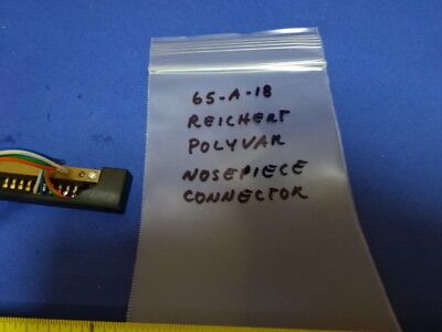 MICROSCOPE PART NOSEPIECE CONNECTOR for REICHERT AUSTRIA POLYVAR AS IS  #65-A-18