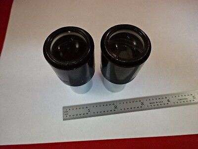 MICROSCOPE PART LOT PAIR EYEPIECE OCULAR JAPAN OPTICS AS IS #M4-B-11