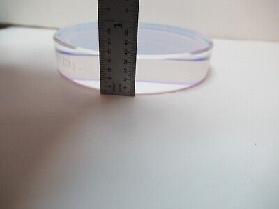 OPTICAL FLAT COATED 3" DIAMETER FUSED SILICA ZYGO OPTICS AS PICTURED &16-A-16