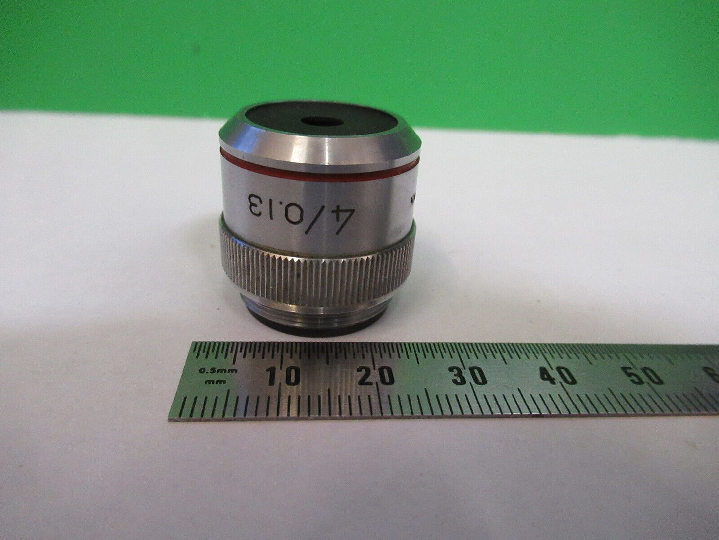 EPOI NIKON JAPAN OBJECTIVE 4X LENS MICROSCOPE PART AS PICTURED F4-B-06