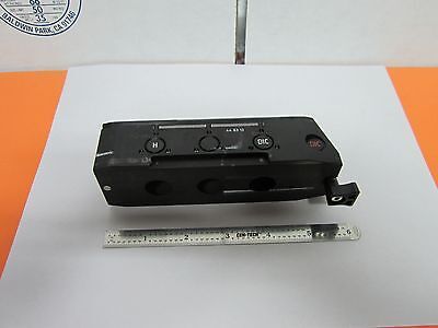 OPTICAL MICROSCOPE Z-SCOPE NIKON DIC INSERT SLIDE AS IS OPTICS BIN#B2-C-99