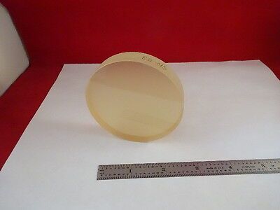 OPTICAL FLAT 3" DIAMETER UNCOATED POLISH DULL ZERODUR LASER OPTICS AS IS #80-06