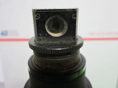 OPTICAL PART MICROSCOPE ?? BRASS TYPE AS IS BIN#58-13