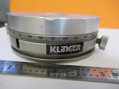 KLINGER OPTICAL ROTATOR MICRO CONTROLE FRANCE LASER OPTICS AS PICTURED &8C-A-37