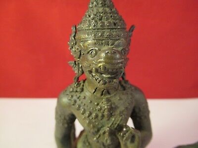 ANTIKE MESSING SKULPTUR Figur GÖTTIN HINDUISMUS THAILAND KAMBODSCHA INDIEN &amp;C8-A-03