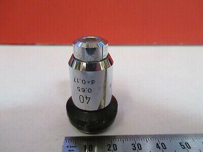 WILD HEERBRUGG SWISS OBJECTIVE 40X MICROSCOPE PART AS PICTURED &87-FT-53