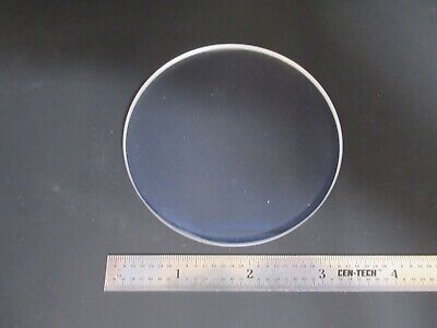 OPTICAL BK7 GLASS ROUND WINDOW PLATE 3.375" DIAMETER OPTIC AS PICTURED FT-1-A-65