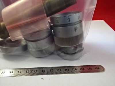 VICKERS ENGLAND PHOTOPLAN  KNOBS ASSEMBLY MICROSCOPE PART AS IS #90-B-56