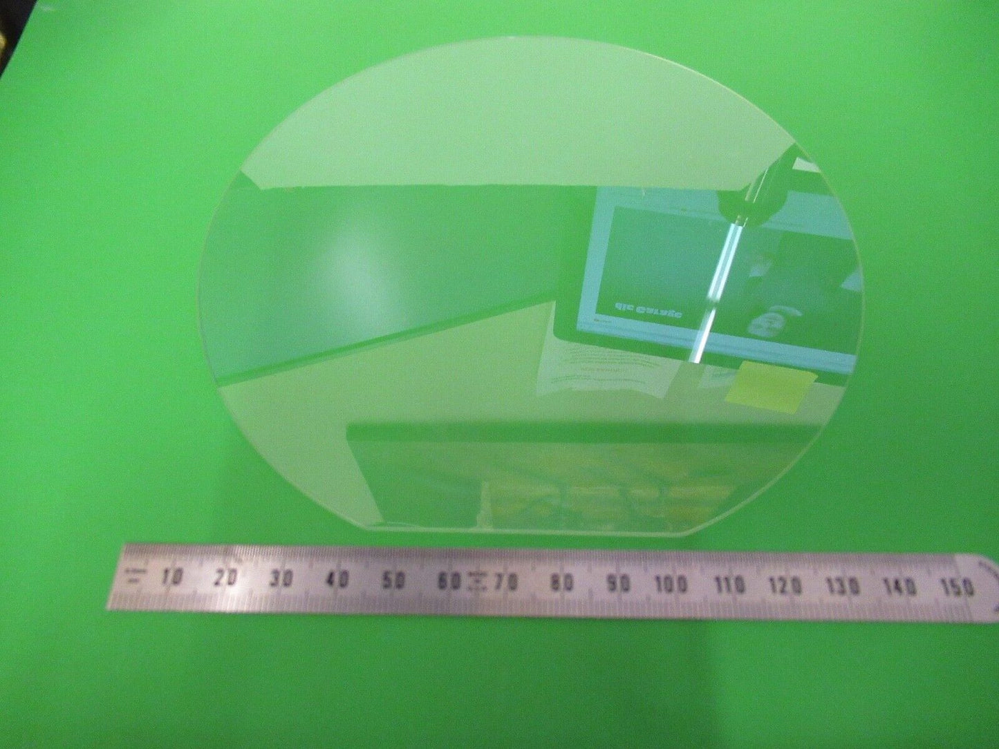 OPTICAL PYREX WAFER 150mm DIA 0.4mm TK CORNING LASER OPTICS AS PICTURED &15-A-56