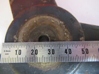 ANTIQUE BAUSCH LOMB BRASS TRIPOD BASE FRAME MICROSCOPE PART AS PICTURED cB7-A-27