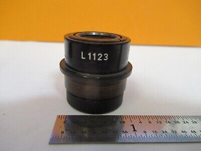 LEITZ WETZLAR L1123 BRASS MOUNTED LENS MICROSCOPE PART AS PICTURED &8M-A-77