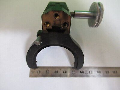 SPENCER AO ANTIQUE BRASS CONDENSER SUPPORT MICROSCOPE PART AS PICTURED &3-C-25