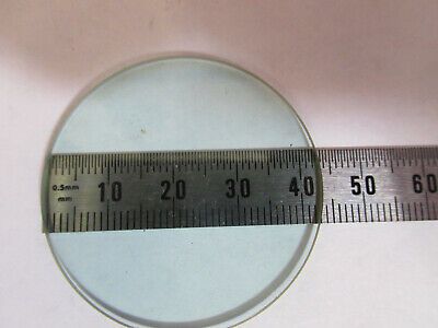 OPTICAL HEAT ABSORBING GLASS FILTER MICROSCOPE PART OPTICS AS PICTURED &P6-A-67