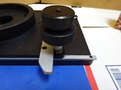 BAUSCH LOMB 312760 STAGE TABLE SPECIMEN MICROMETER MICROSCOPE PART AS IS #21-BL