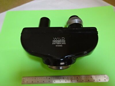 WILD HEERBRUGG SWISS M20 HEAD MICROSCOPE PART OPTICS AS IS &88-06