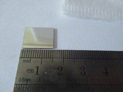 OPTICAL MINI GLASS SILVER MIRROR SQUARE OPTICS AS PICTURED &19-B-43