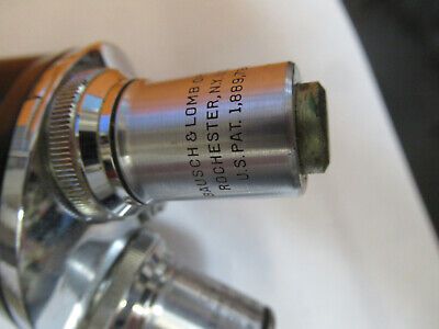 BAUSCH LOMB TUBUS NOSEPIECE + OBJECTIVES MICROSCOPE PART AS PICTURED P6-A-169