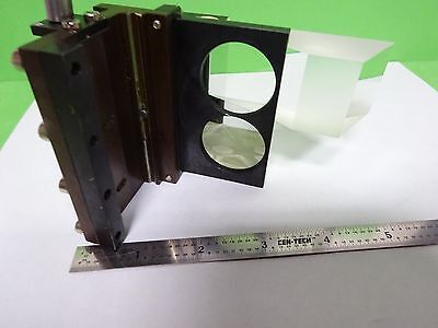 MICROSCOPE LEICA REICHERT POLYVAR PRISM ASSEMBLY SLIDE OPTICS BIN#H7-A-02