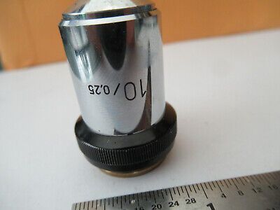 WILD M11 SWISS HEERBRUGG OBJECTIVE 10X LENS MICROSCOPE PART AS PICTURED &F4-A-26