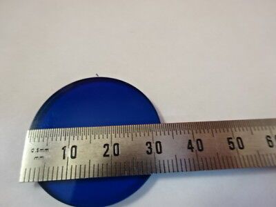 WILD SWISS M20 GLASS BLUE FILTER LENS MICROSCOPE PART OPTICS AS IS &W3-A-13