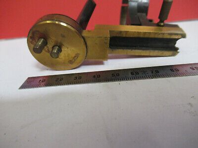 ANTIQUE BAUSCH LOMB RARE CONDENSER HOLDER MICROSCOPE PART AS PICTURED #vB7-A-22