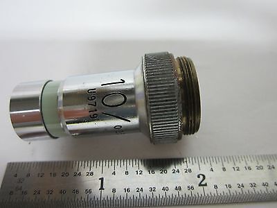 MICROSCOPE OBJECTIVE VICKERS UK ENGLAND 10X METALLOGRAPH OPTICS BIN#G5-24