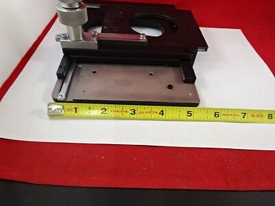 MICROSCOPE STAGE SPECIMEN TABLE LEITZ WETZLAR GERMANY PART &IL-74-05