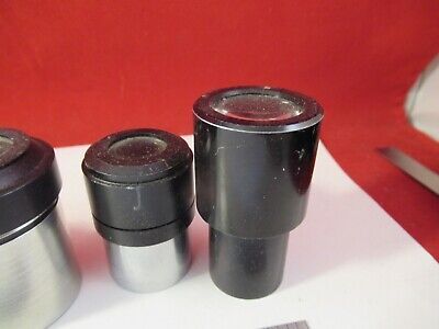 FOR PARTS LOT EYEPIECES OCULAR LENSES OPTICS MICROSCOPE PART AS PICTURED #13-31