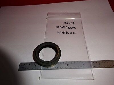 MOELLER WEDEL LENS 0.8X MPS 195182 MICROSCOPE PART OPTICS AS IS #86-13