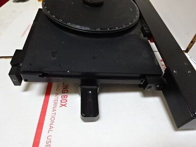 SEMPREX 12-9268 POLYVAR STAGE TABLE MICROMETER WAFER INSPECTION MICROSCOPE #TE-1