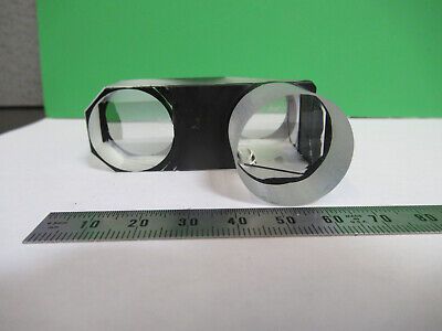 OPTICAL GLASS PRISM ZEISS GERMANY HEAD MICROSCOPE PART AS PICTURED &A9-B-10