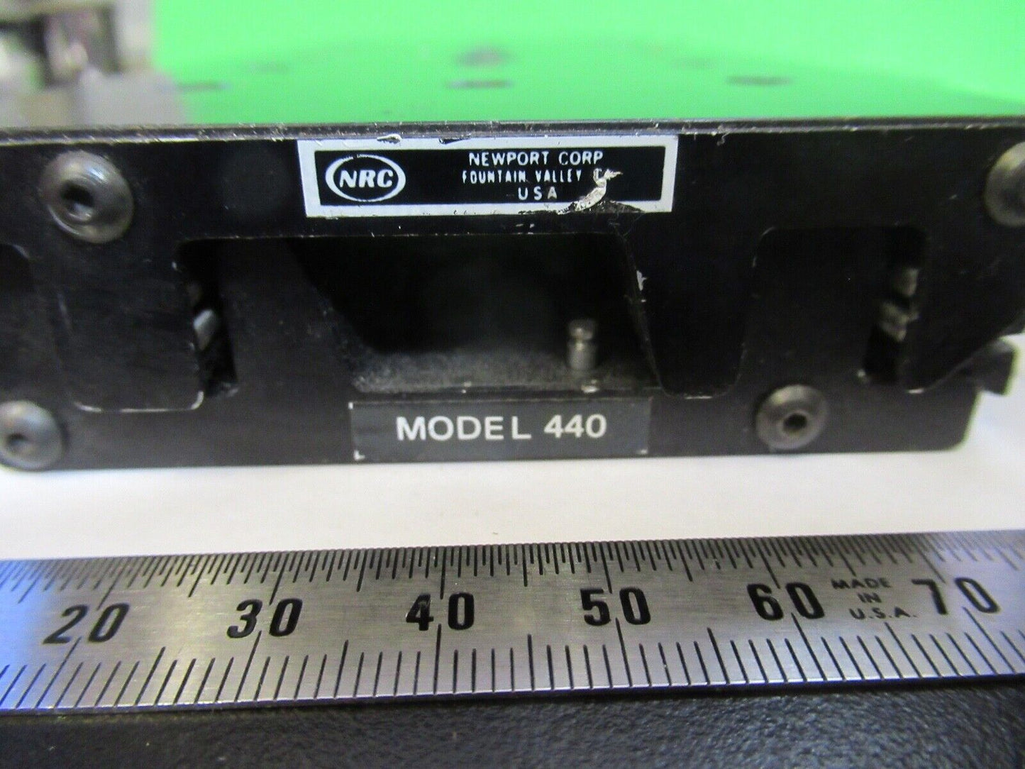 OPTICAL  NEWPORT STAGE 440 for OPTICS AS PIC  A5-B-25