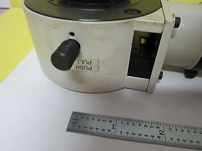 MICROSCOPE NIKON JAPAN VERTICAL ILLUMINATOR BEAM SPLITTER OPTICS AS IS BIN#66-04