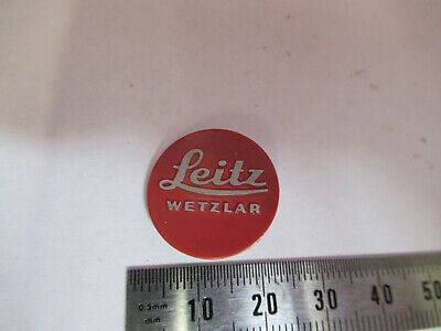 Leitz Wetzlar Deutschland Aluminium Logo Mikroskop Teil wie abgebildet &amp; B1-B-40