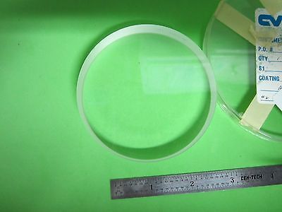 OPTICAL CVI 3 1/4" DIAMETER THICK WINDOW LASER OPTICS BIN#40-75