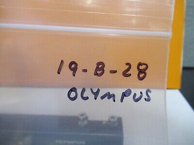 FOR PARTS OLYMPUS JAPAN STAGE RAIL MICROSCOPE PART AS PICTURED &19-B-28