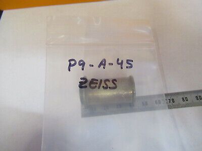 ANTIQUE CARL ZEISS BRASS LENS OBJECTIVE MICROSCOPE PART AS PICTURED P9-A-45