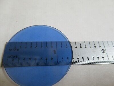 WILD HEERBRUGG SWISS BLUE CLEAR FILTER MICROSCOPE PART OPTICS &12-A-122