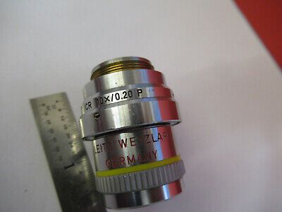 LEITZ 53393 DIC + INFINITY 10X OBJECTIVE MICROSCOPE OPTICS AS PICTURED #B1-A-63