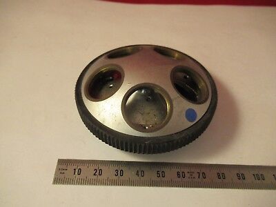 OLYMPUS JAPAN BRASS NOSEPIECE MICROSCOPE PART AS PICTURED #66-A-65