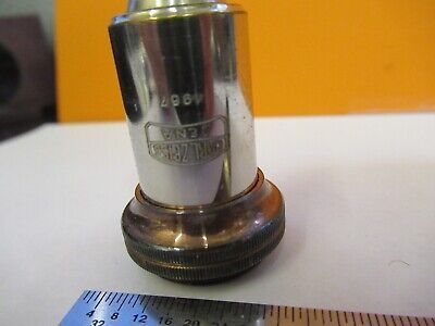 ANTIQUE CARL ZEISS 16mm /160 OBJECTIVE MICROSCOPE PART AS PICTURED &8M-A-13