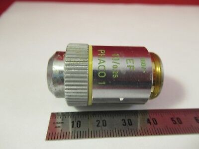 LEITZ GERMANY PHACO OBJECTIVE EF 10X /160 MICROSCOPE OPTICS AS PICTURED &FT-4-38