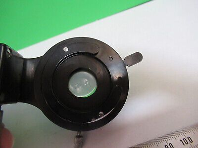 ANTIQUE BAUSCH LOMB CONDENSER + IRIS MICROSCOPE PART AS PICTURED &R9-A-56