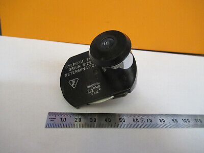 BAUSCH LOMB EYEPIECE GRAIN SIZE MEASUREMENT MICROSCOPE PART AS PICTURED &8Y-A-93