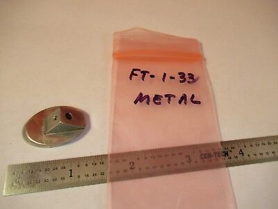 OPTICAL METAL FRAME ELLIPTICAL MIRROR SILVER OPTICS AS IS &FT-1-33