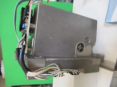 LEICA DMRB MOTORIZED STAGE MICROMETER MICROSCOPE PART OPTICS AS PICTURED 58-B-23