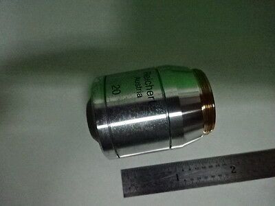 MICROSCOPE PART POLYVAR REICHERT OBJECTIVE 20X EPI DIC IK OPTICS AS IS #AF-E-12