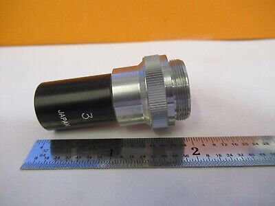 EPOI JAPAN 3X LWD OBJECTIVE LENS MICROSCOPE PART OPTICS AS PICTURED 85-B-98